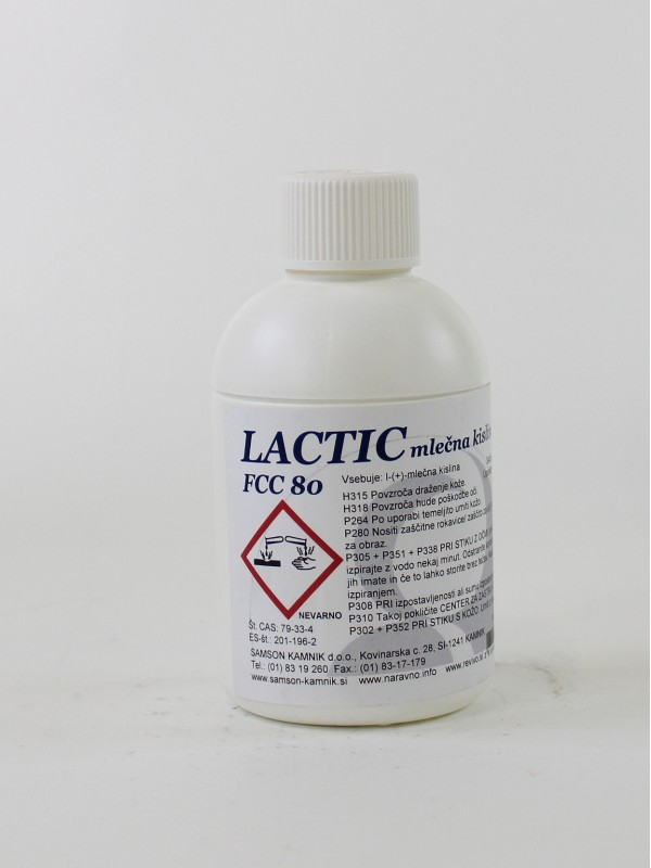 LACTIC - mlečna kislina  80%        FCC     250 ml